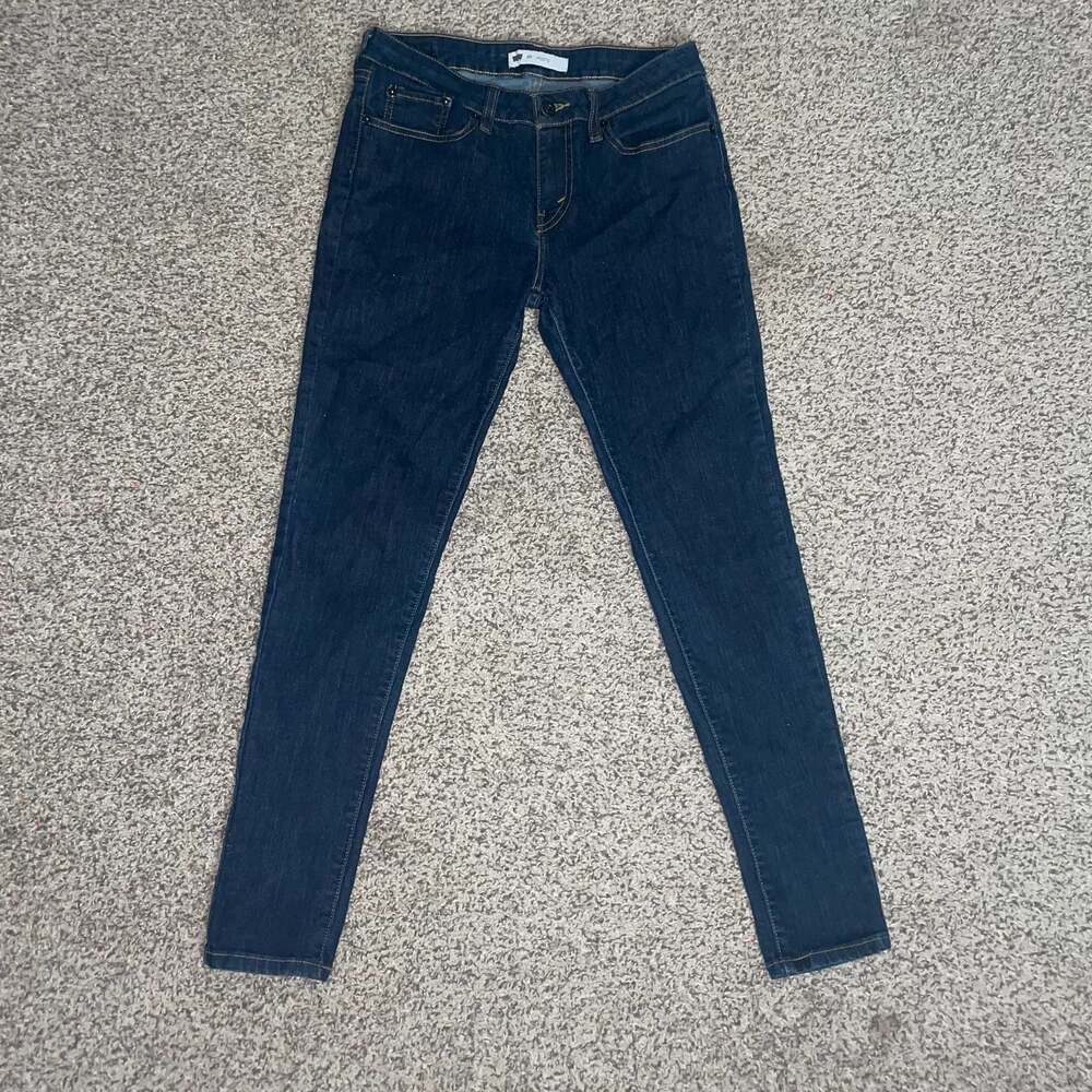 Levi's 535 Legging Dark Wash Skinny Jeans, Size 11M